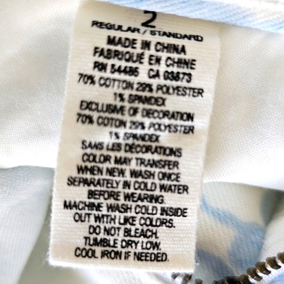 🆕American Eagle Jegging Floral Skinny  Stretch Jeans Size 2 NWT - Picture 11 of 13